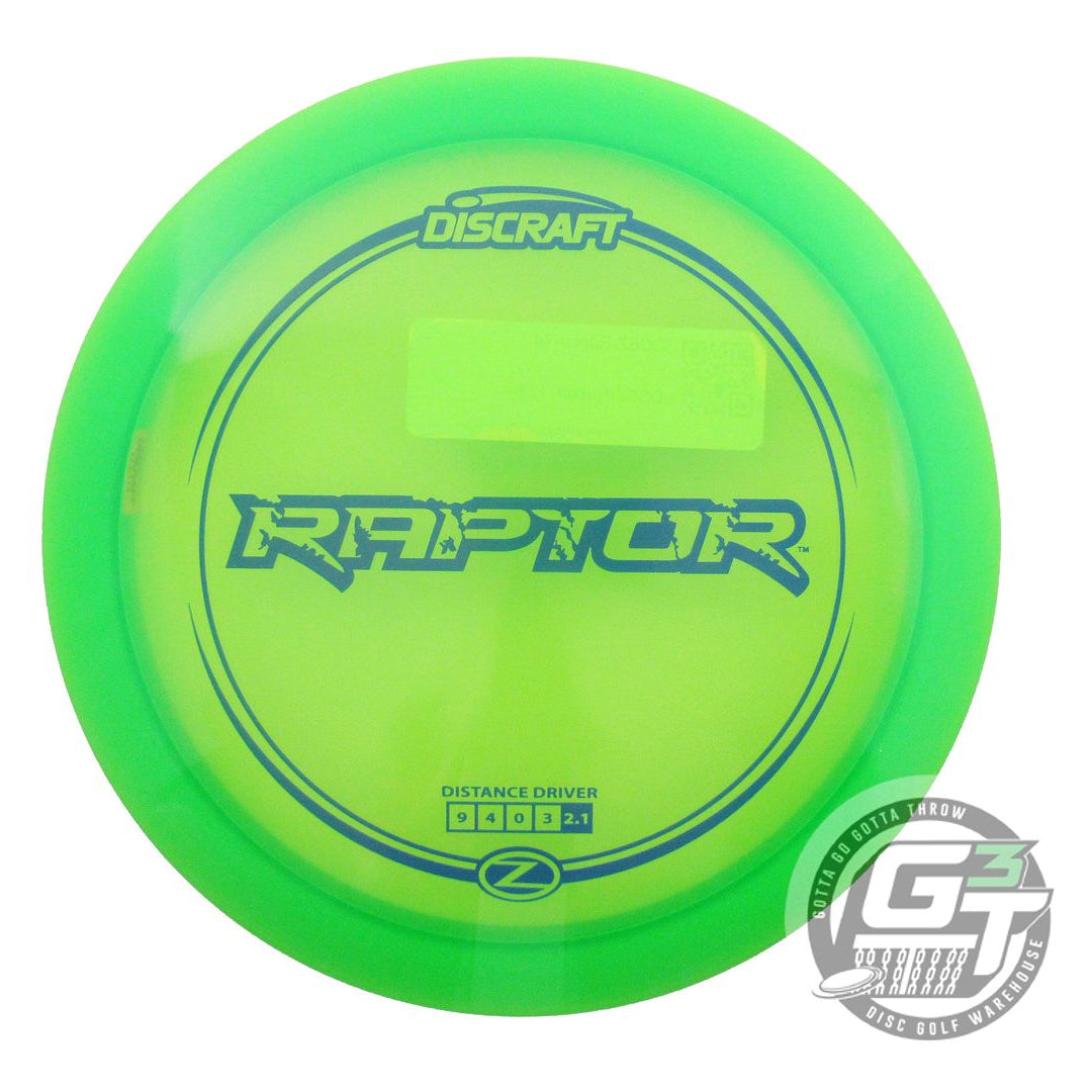 Discraft Elite Z Raptor Distance Driver Golf Disc (Individually Listed)