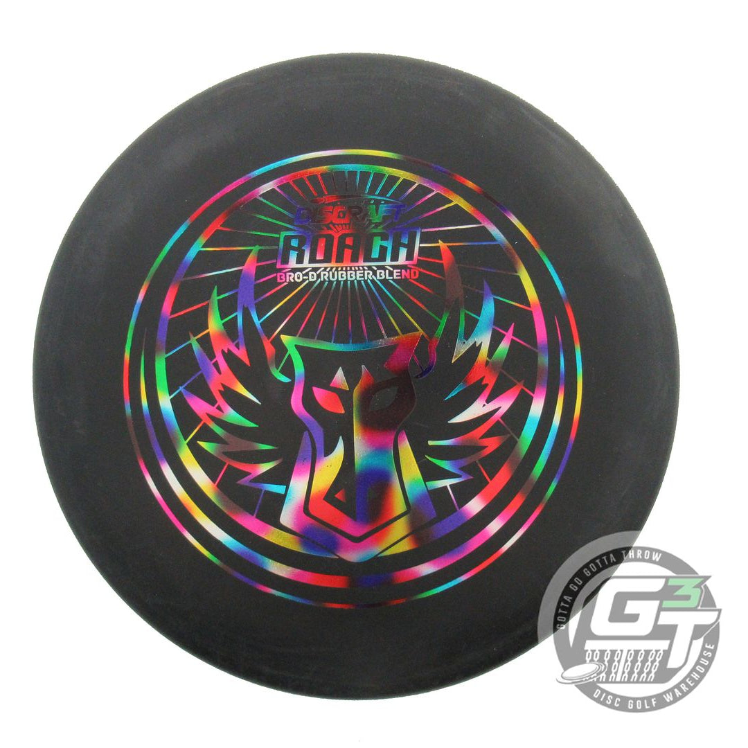 USED Discraft BRO-D Rubber Blend Roach 171g Black Jellybean Foil Putter Disc