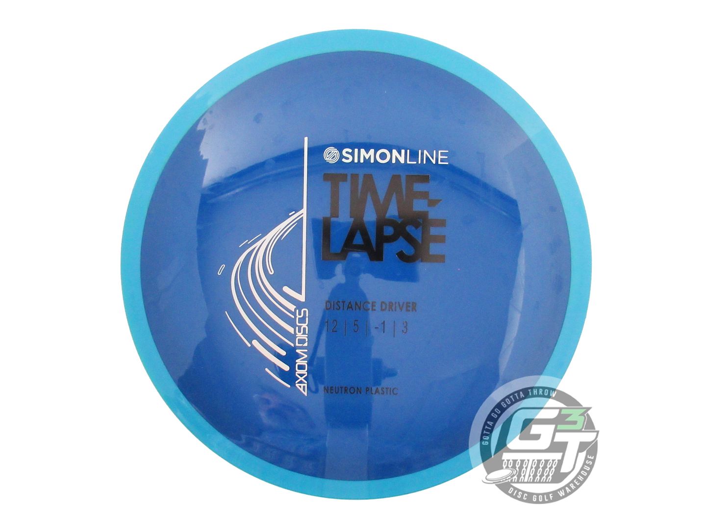 USED Axiom Discs Neutron Time Lapse 168g Blue Teal RIm Driver Golf Disc