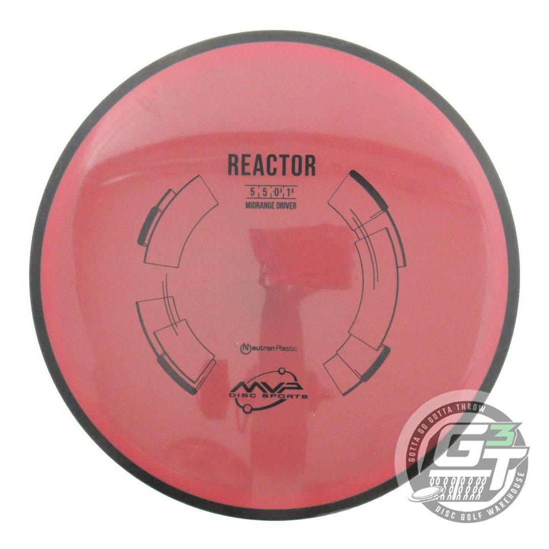 USED MVP Disc Sports Neutron Reactor 178g Maroon Midrange Golf Disc