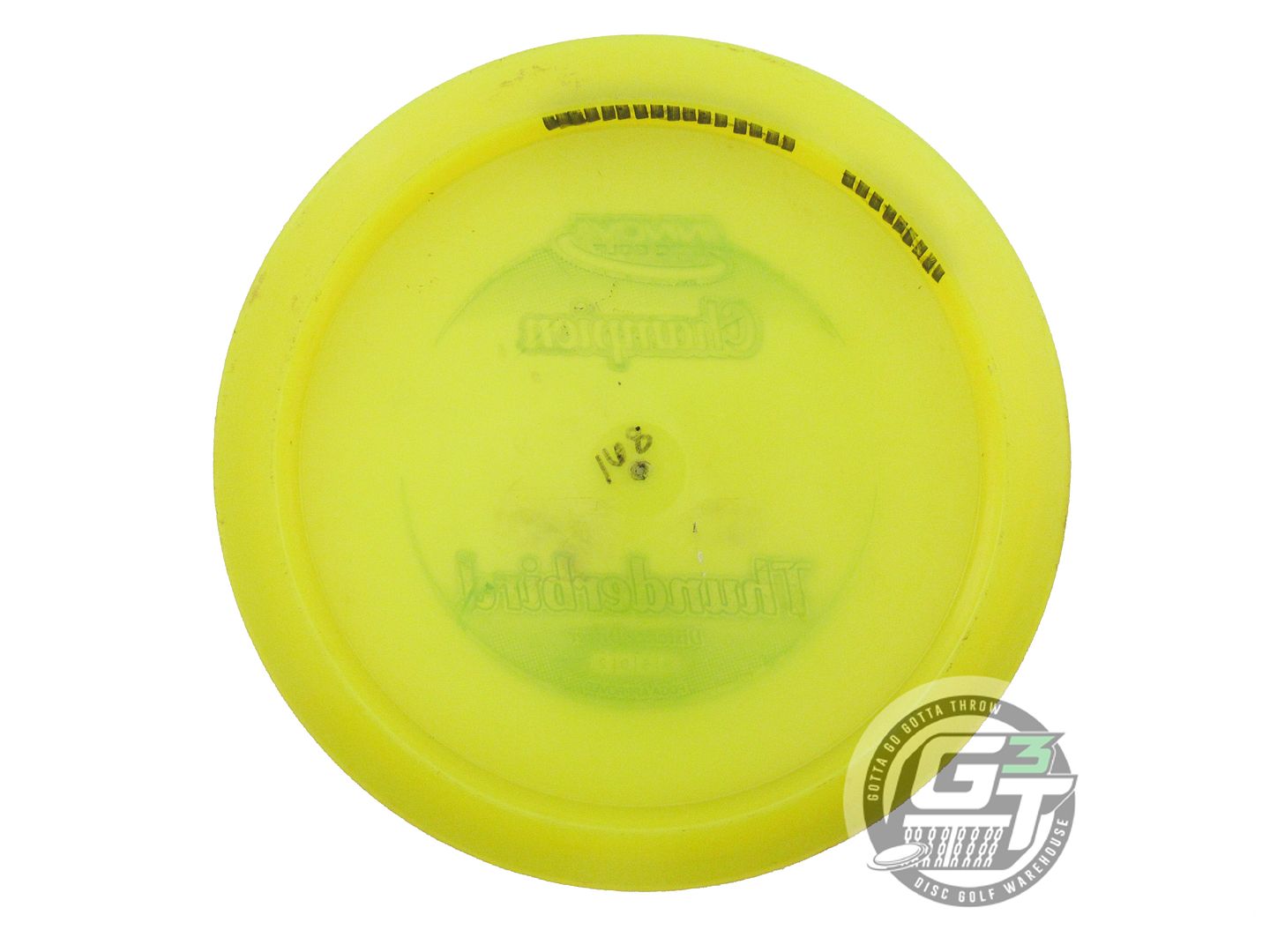 USED Innova Champion Thunderbird 168g Yellow Green Foil Distance Driver Disc