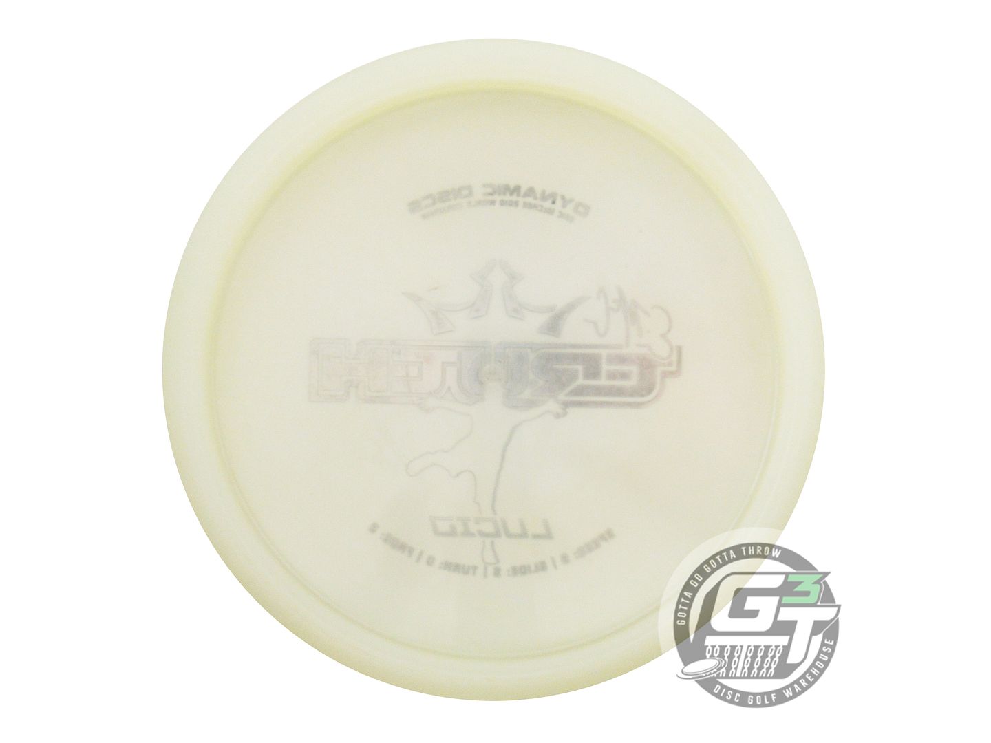 USED Dynamic Discs Lucid EMAC Truth 177g Milky White Black Stamp Midrange Disc