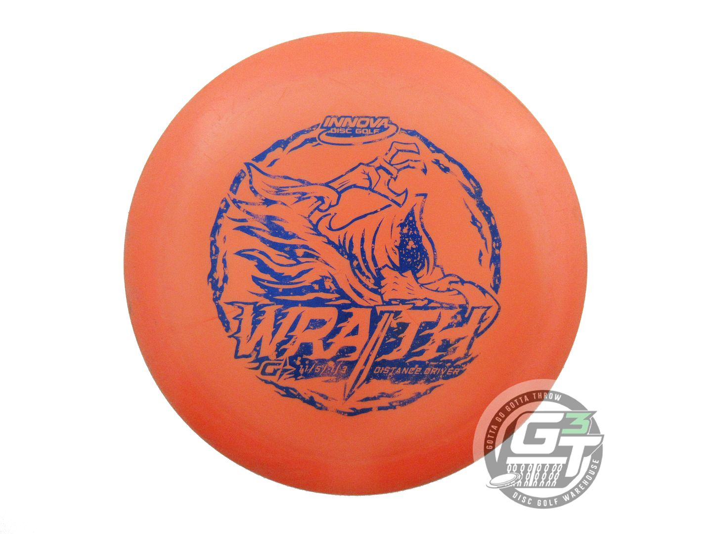 USED Innova GStar Wraith 159g Orange Blue Foil Distance Driver Golf Disc