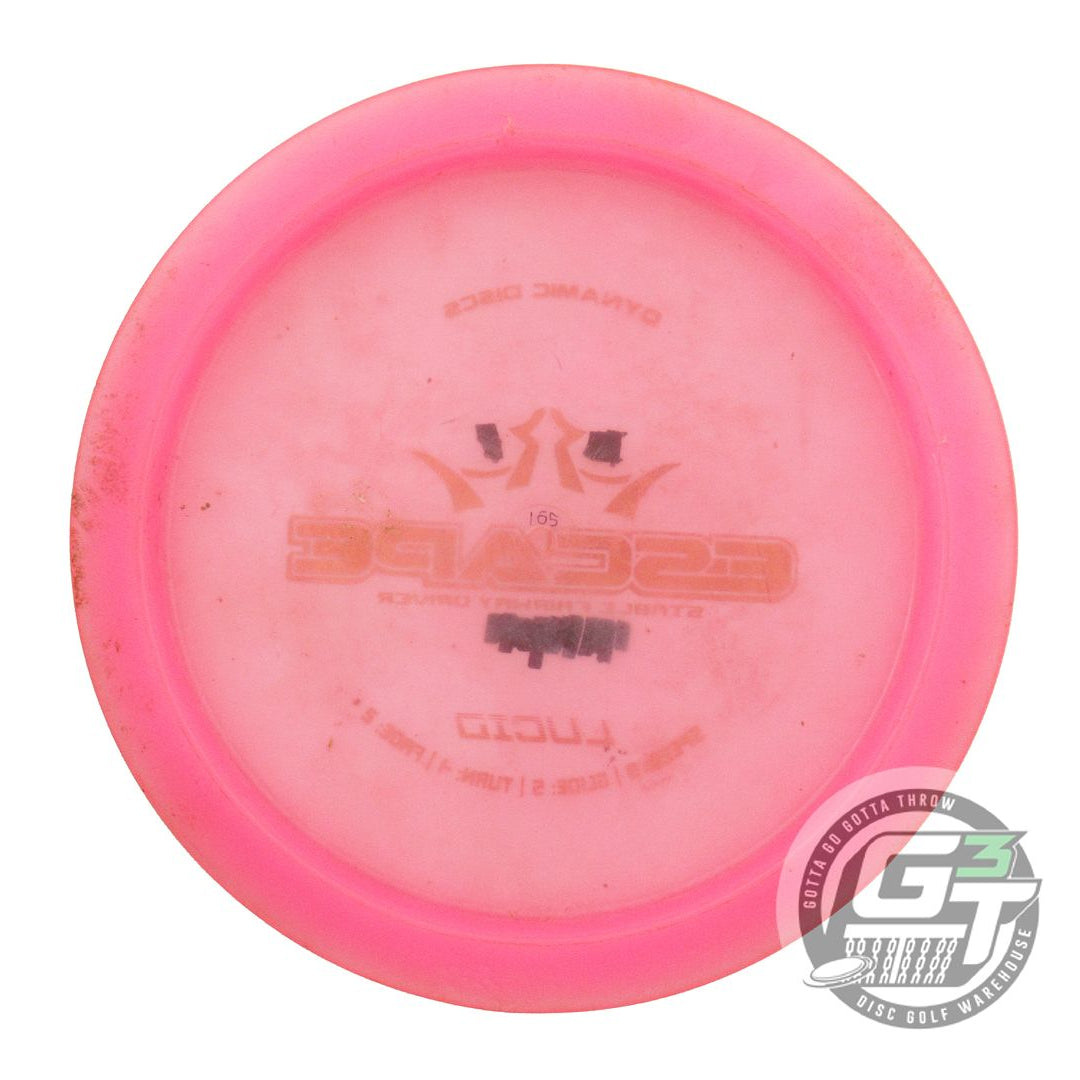 USED Dynamic Discs Lucid Escape 165g Pink Silver Foil Fairway Driver Golf Disc