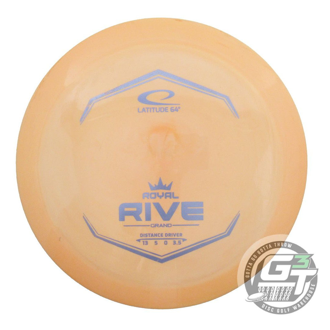 USED Latitude 64 Royal Grand Rive 175g Peach Lilac Foil Distance Driver Disc