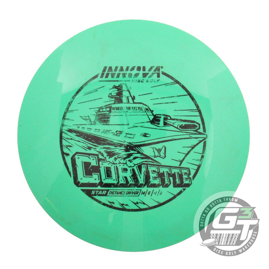 USED Innova Star Corvette 172g Green Black Stamp Distance Driver Golf Disc
