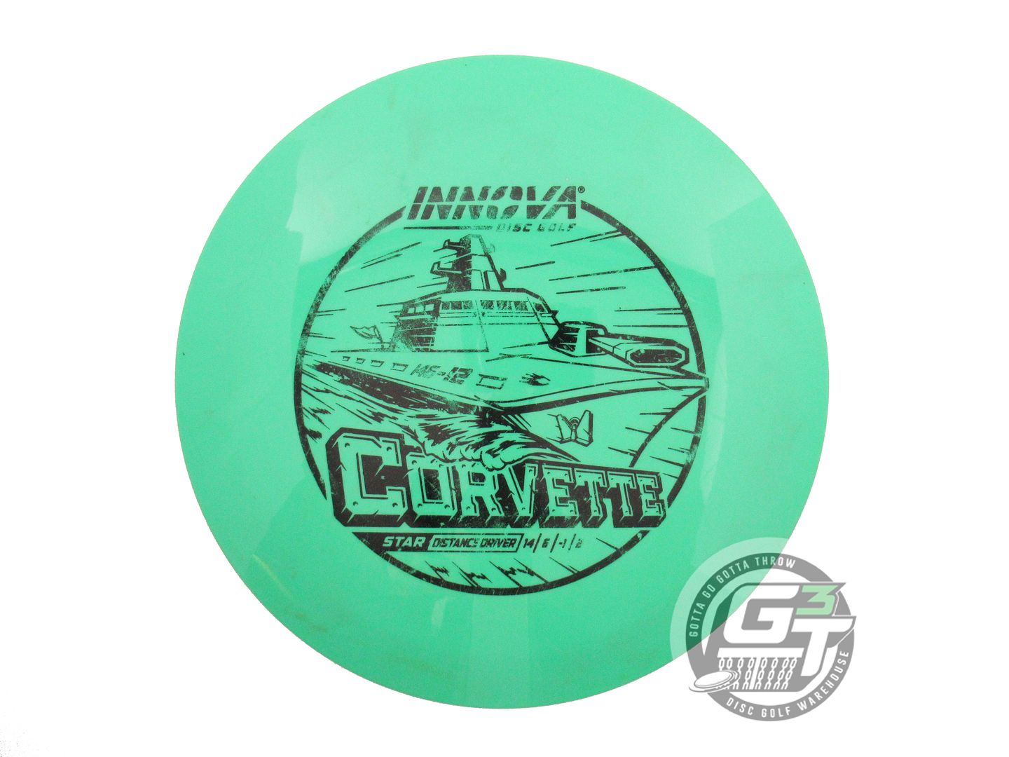 USED Innova Star Corvette 172g Green Black Stamp Distance Driver Golf Disc