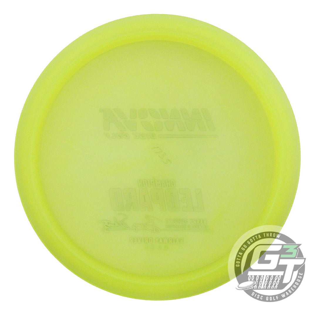 NOS Innova Champion Leopard 175g Yellow Lime Foil Fairway Driver Golf Disc