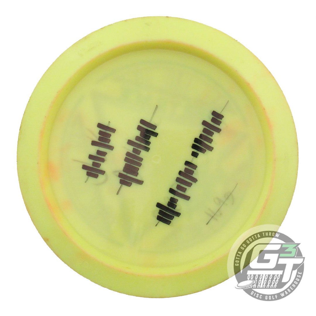 USED Streamline Discs Neutron Trace 169g Yellow Distance Driver Golf Disc