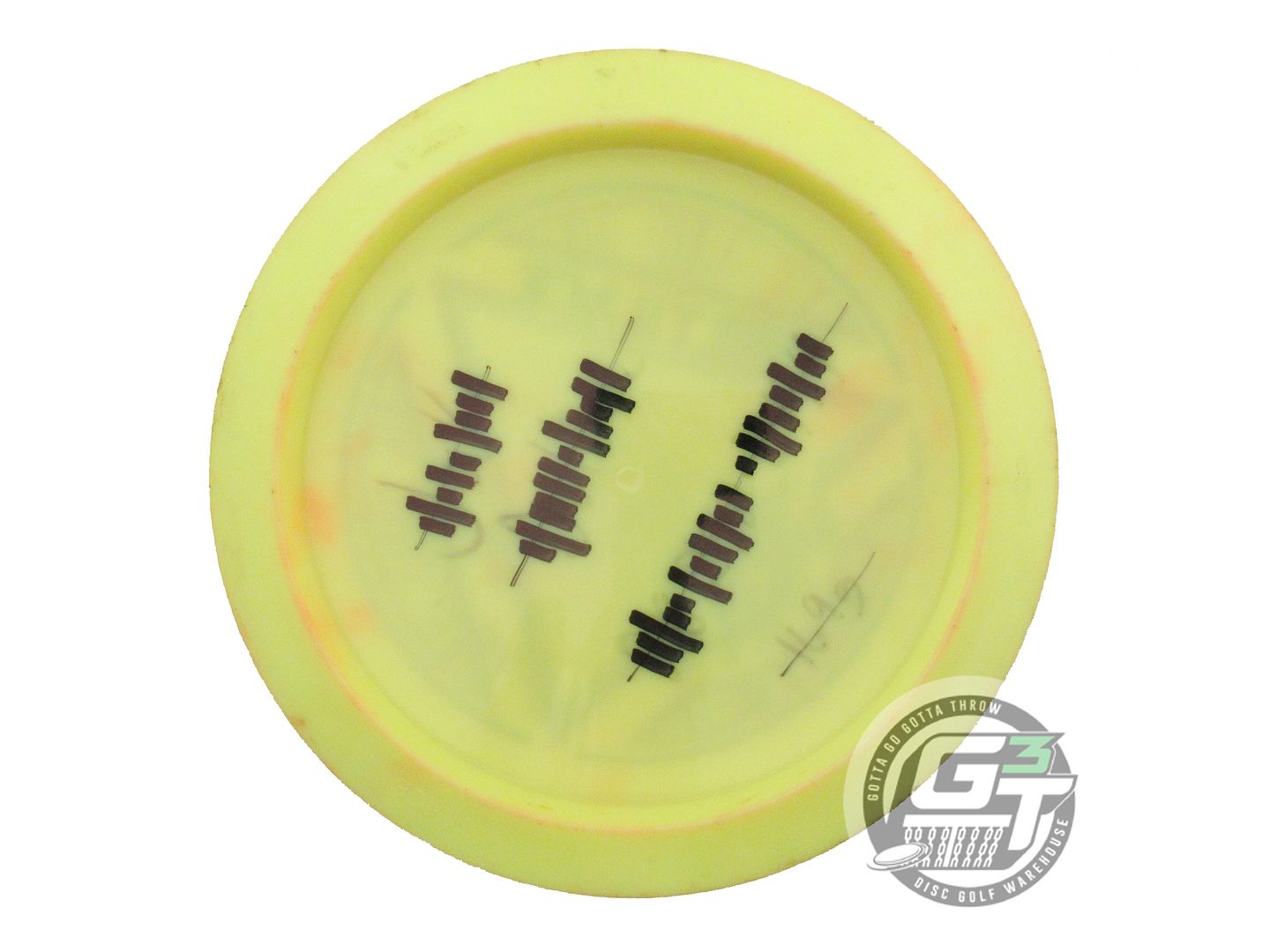 USED Streamline Discs Neutron Trace 169g Yellow Distance Driver Golf Disc