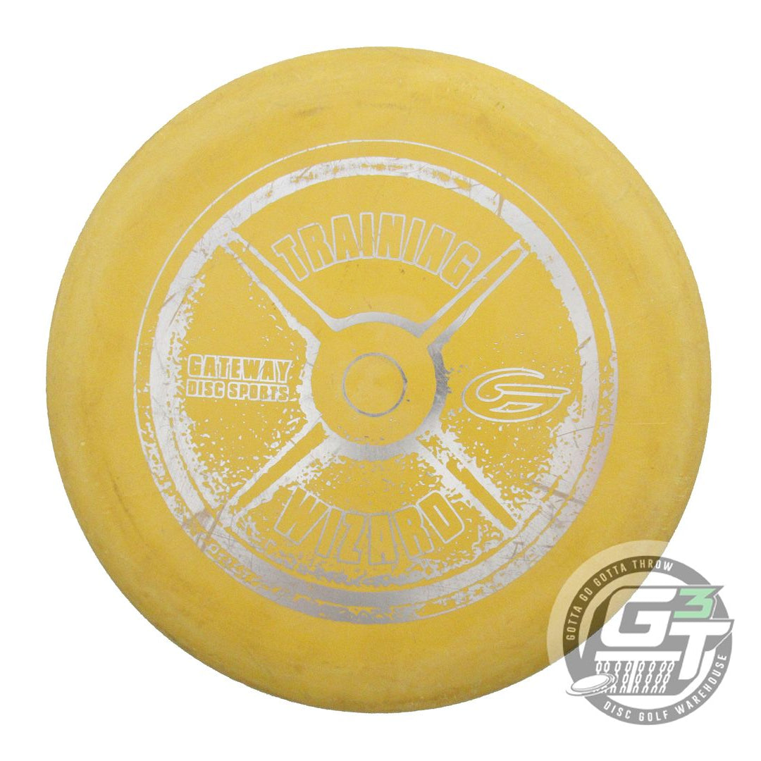USED Gateway TRAINING WEIGHT SureGrip Wizard 253g Yellow Silver Foil Putter Disc