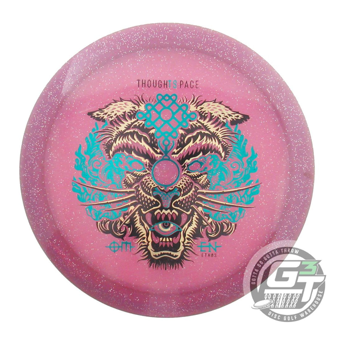 USED Thought Space Ethos Omen 176g Purple Sparkle Fairway Driver Golf Disc