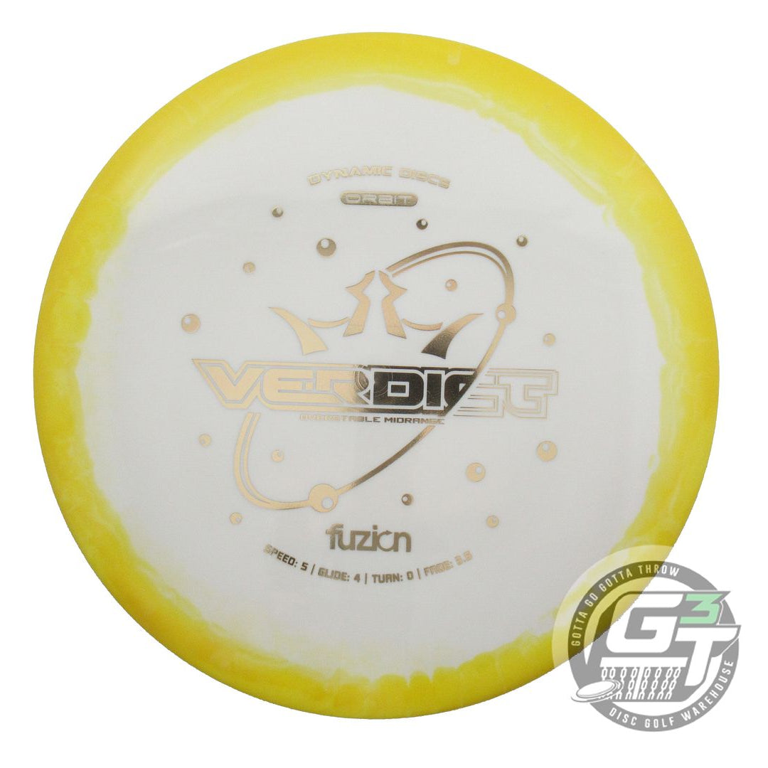 Dynamic Discs Fuzion Orbit Verdict Midrange Golf Disc (Individually Listed)