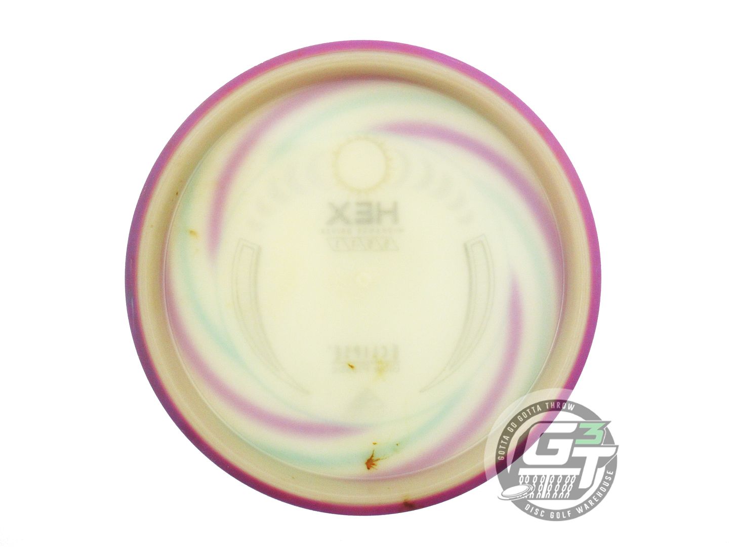 USED Axiom Discs Eclipse Proton Hex 176g Purple Rim Midrange Golf Disc