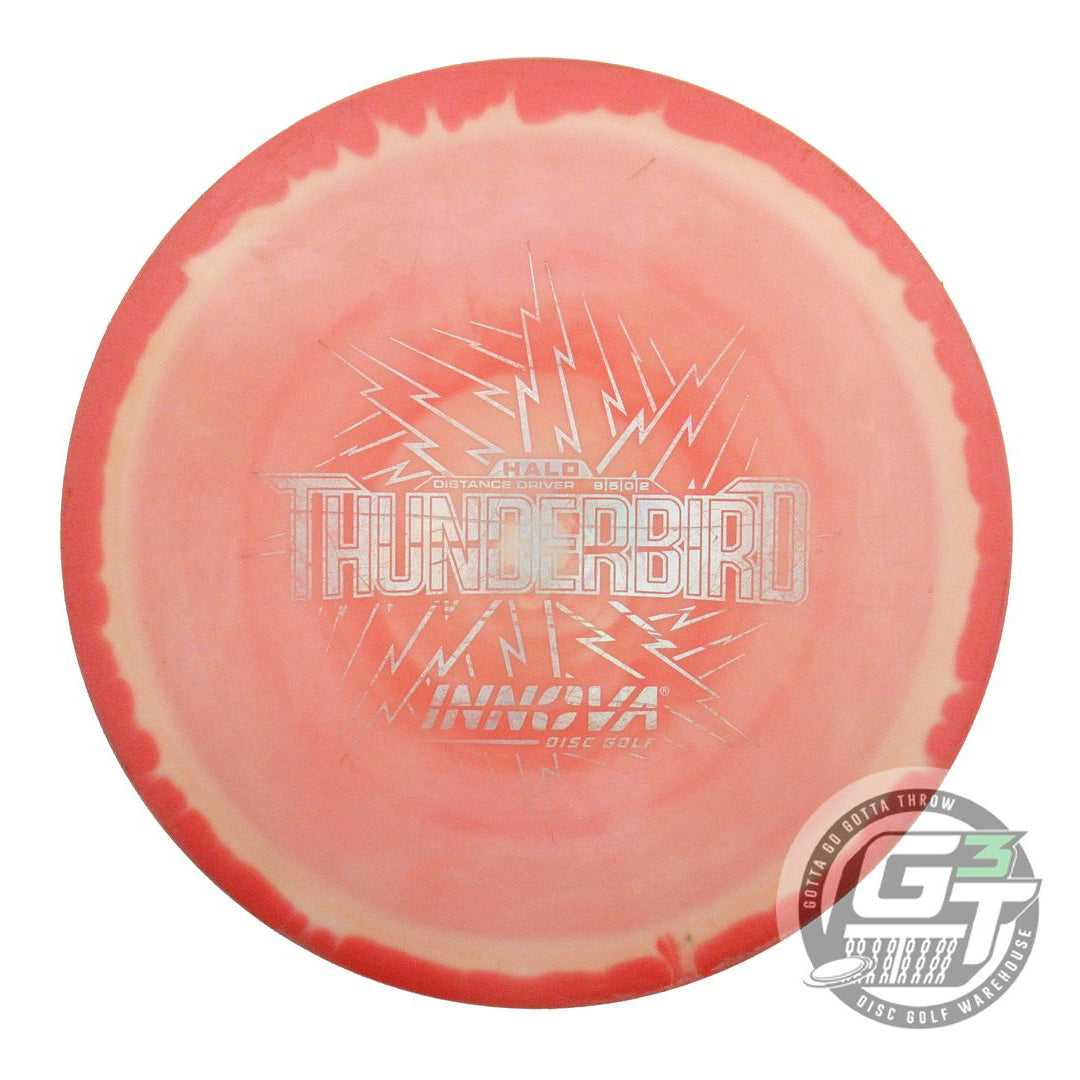 USED Innova Halo Star Thunderbird 175g Red-Cream Distance Driver Golf Disc