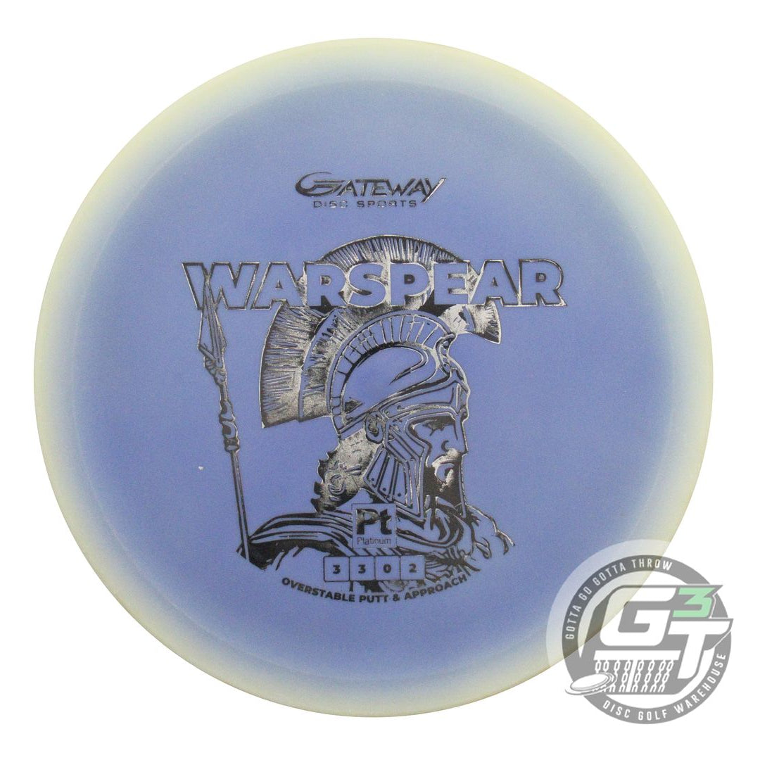USED Gateway Platinum War Spear 175g Cream-Purple Black Stamp Putter Golf Disc