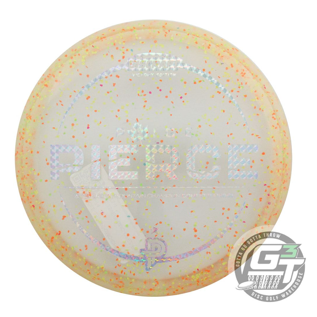 Discraft Limited Edition Victory Edition 2025 GMC Champion Paige Pierce Confetti Elite Z Fierce Putter Golf Disc (Individually Listed)