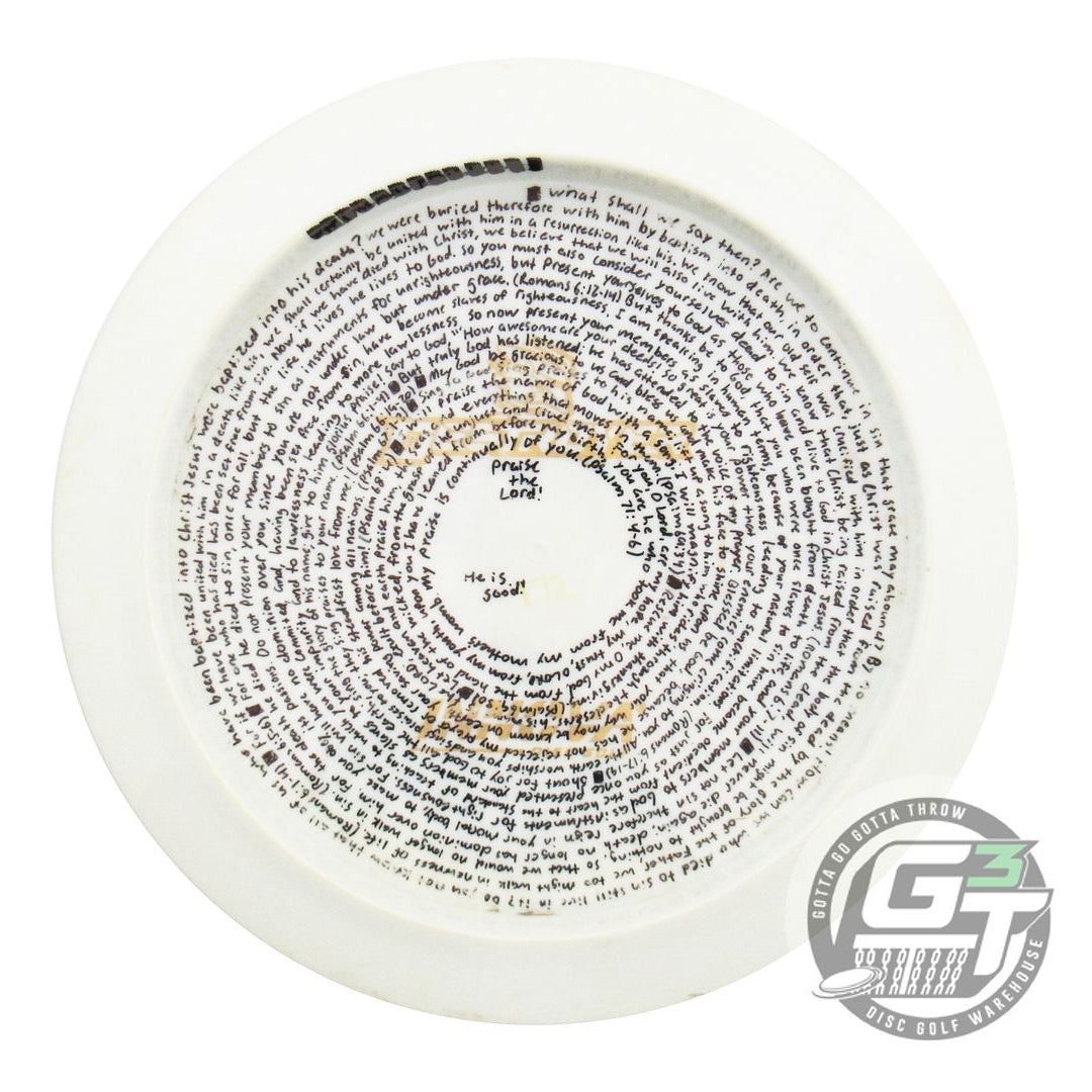 USED Innova Backstamp Star Destroyer 173g White SCRIPTURE QUOTE Driver Disc