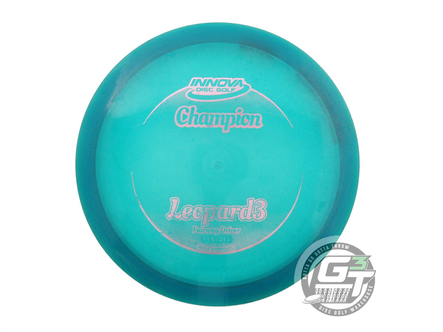 USED Innova Champion Leopard3 168g Blue Pink Foil Fairway Driver Golf Disc