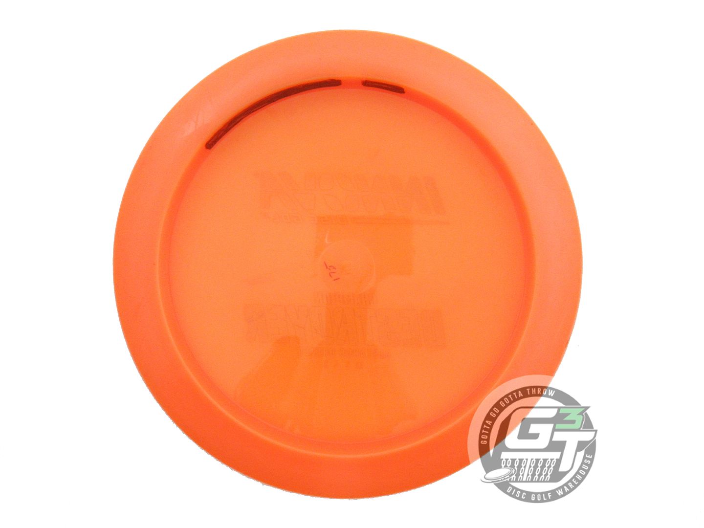 USED Innova Champion Destroyer 175g Orange Gray Weave Foil Distance Driver Disc
