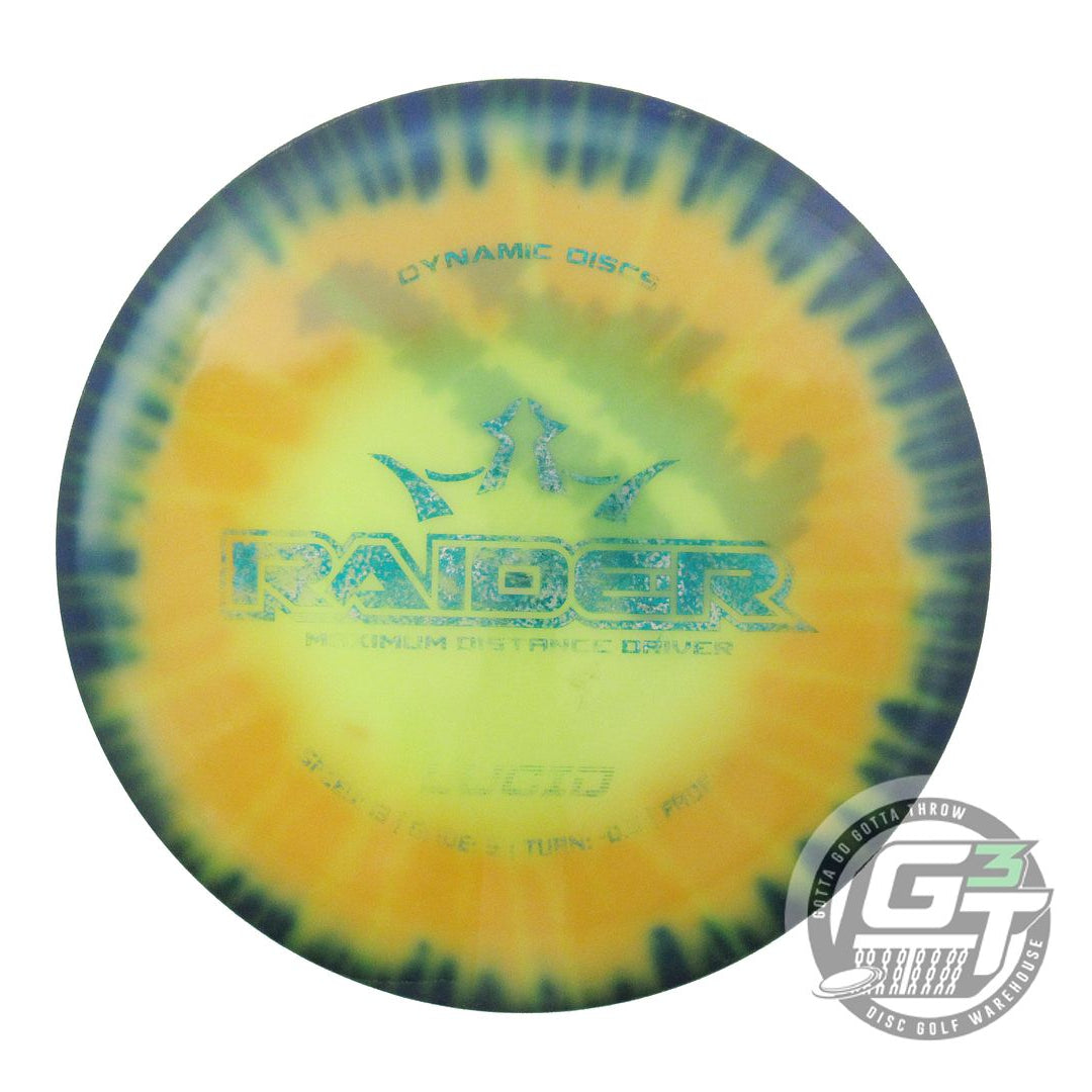 USED Dynamic Discs MyDye Lucid Raider 174g Blue Burst Distance Driver Golf Disc