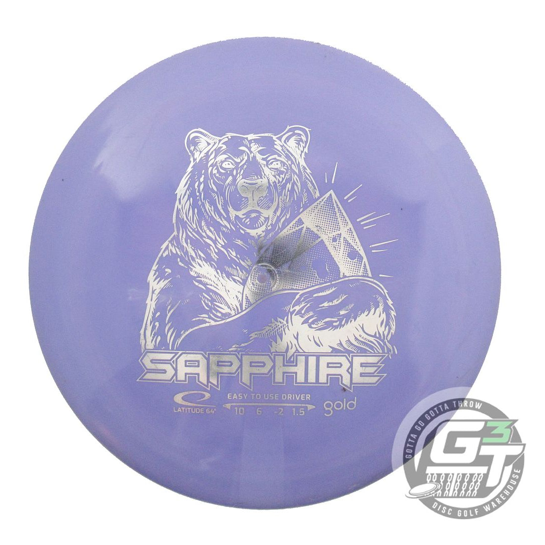 USED Latitude 64 Gold Sapphire 163g Purple Silver Foil Distance Driver Golf Disc