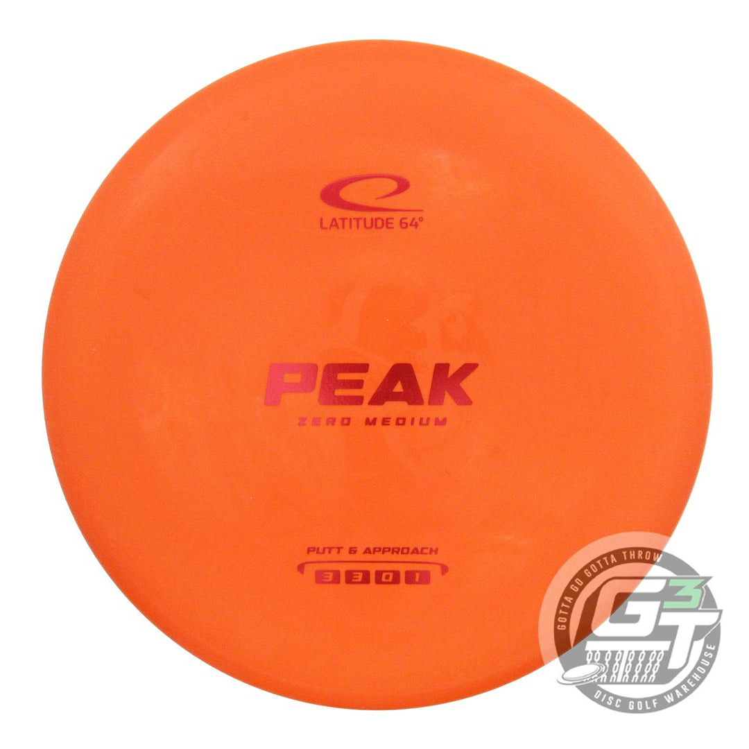 Latitude 64 Zero Line Medium Peak Putter Golf Disc (Individually Listed)