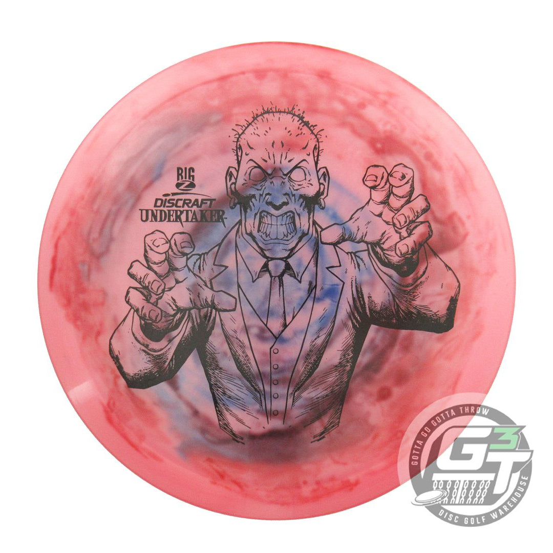 USED Discraft Big Z Undertaker 174g Pink HOME DYED Distance Driver Golf Disc