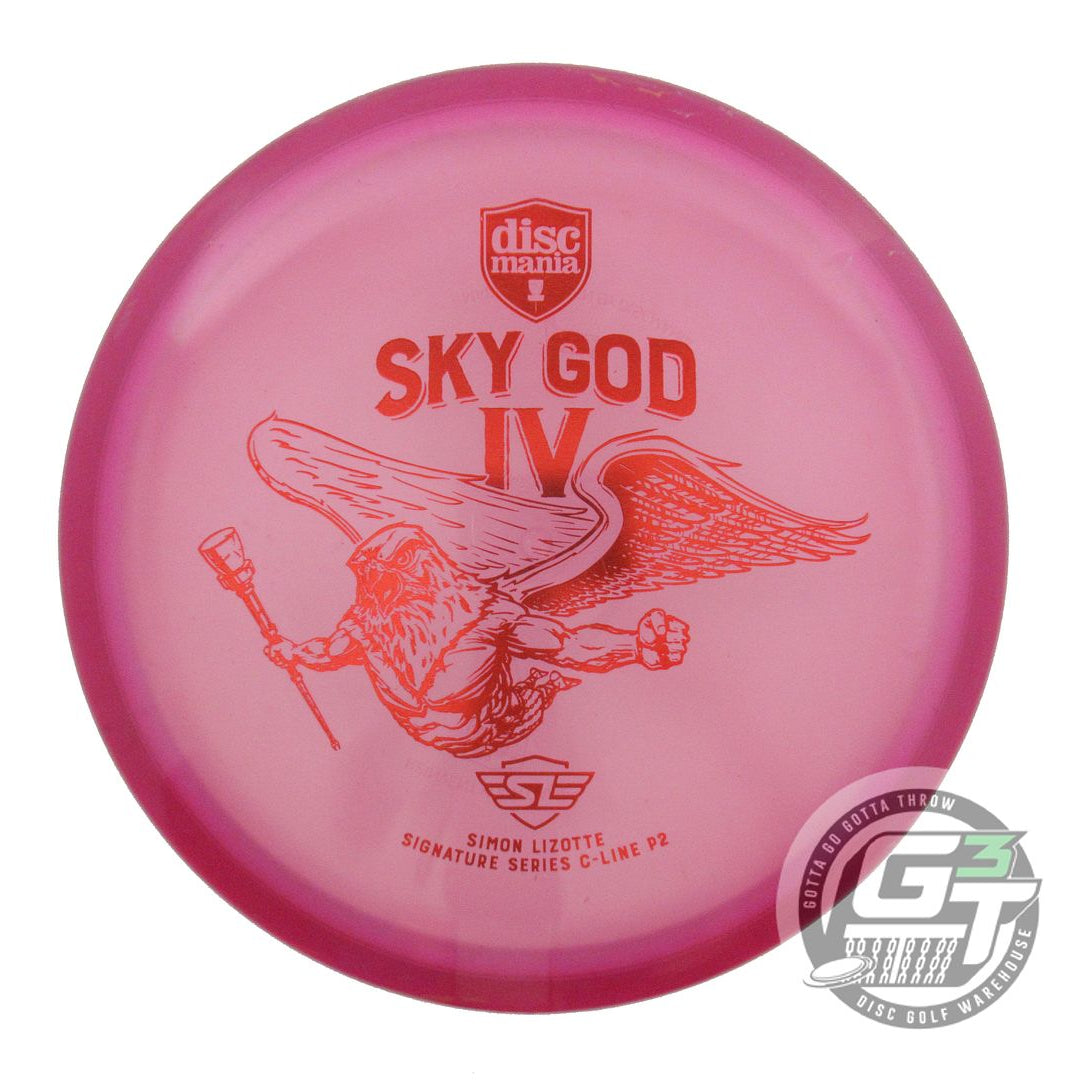 USED DiscMania SKY GOD 4 C-Line P2 175g Purple Red Foil Putter Golf Disc