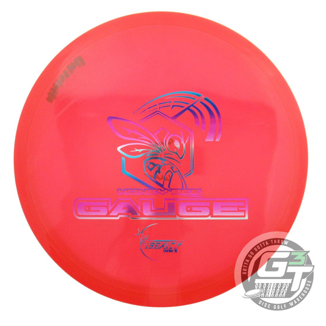 USED Legacy Discs Honey Bee Pinnacle Gauge 176g Red Miami Foil Midrange Disc