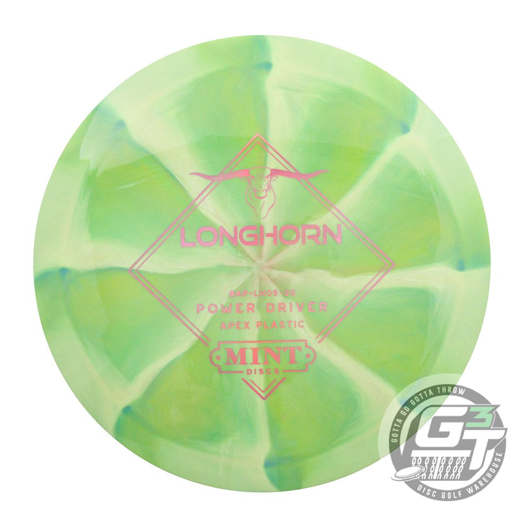 Mint Discs Swirly Apex Longhorn Distance Driver Golf Disc (Individually Listed) - Gotta Go Gotta Throw