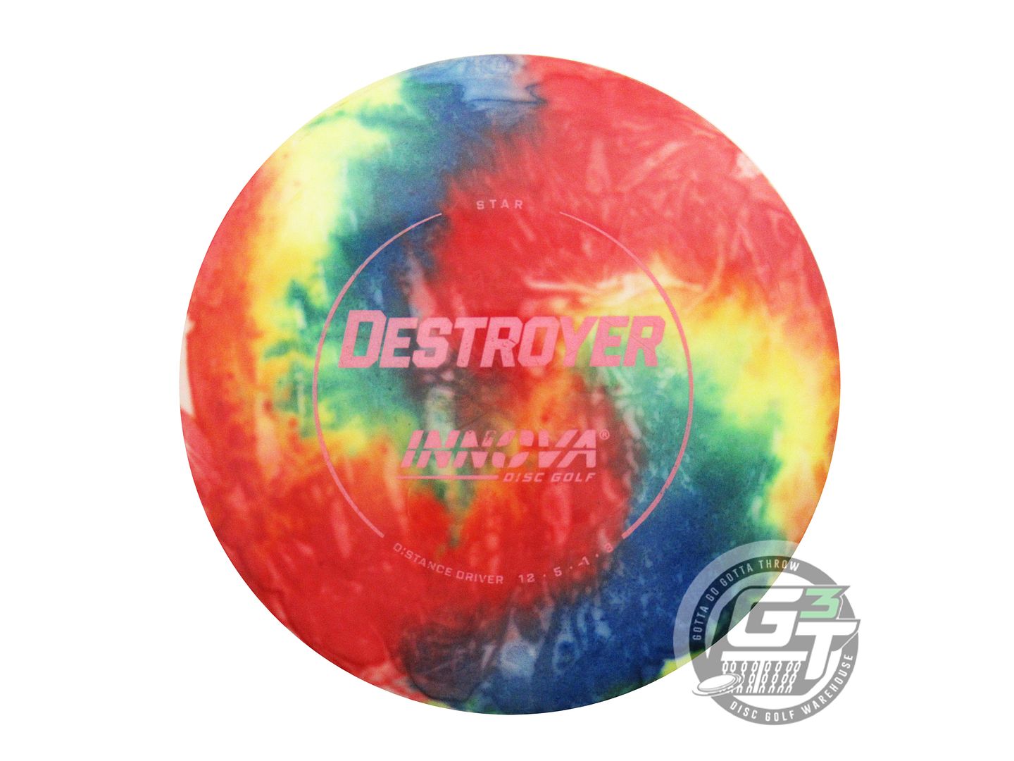 USED Innova I-DYE Star Destroyer 175g Rainbow Distance Driver Golf Disc