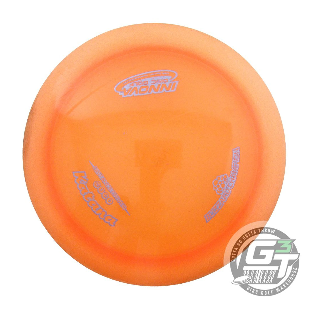USED Innova Blizzard Katana 149g Orange Lilac Foil Distance Driver Golf Disc