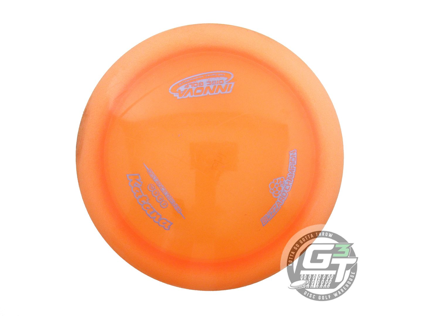 USED Innova Blizzard Katana 149g Orange Lilac Foil Distance Driver Golf Disc