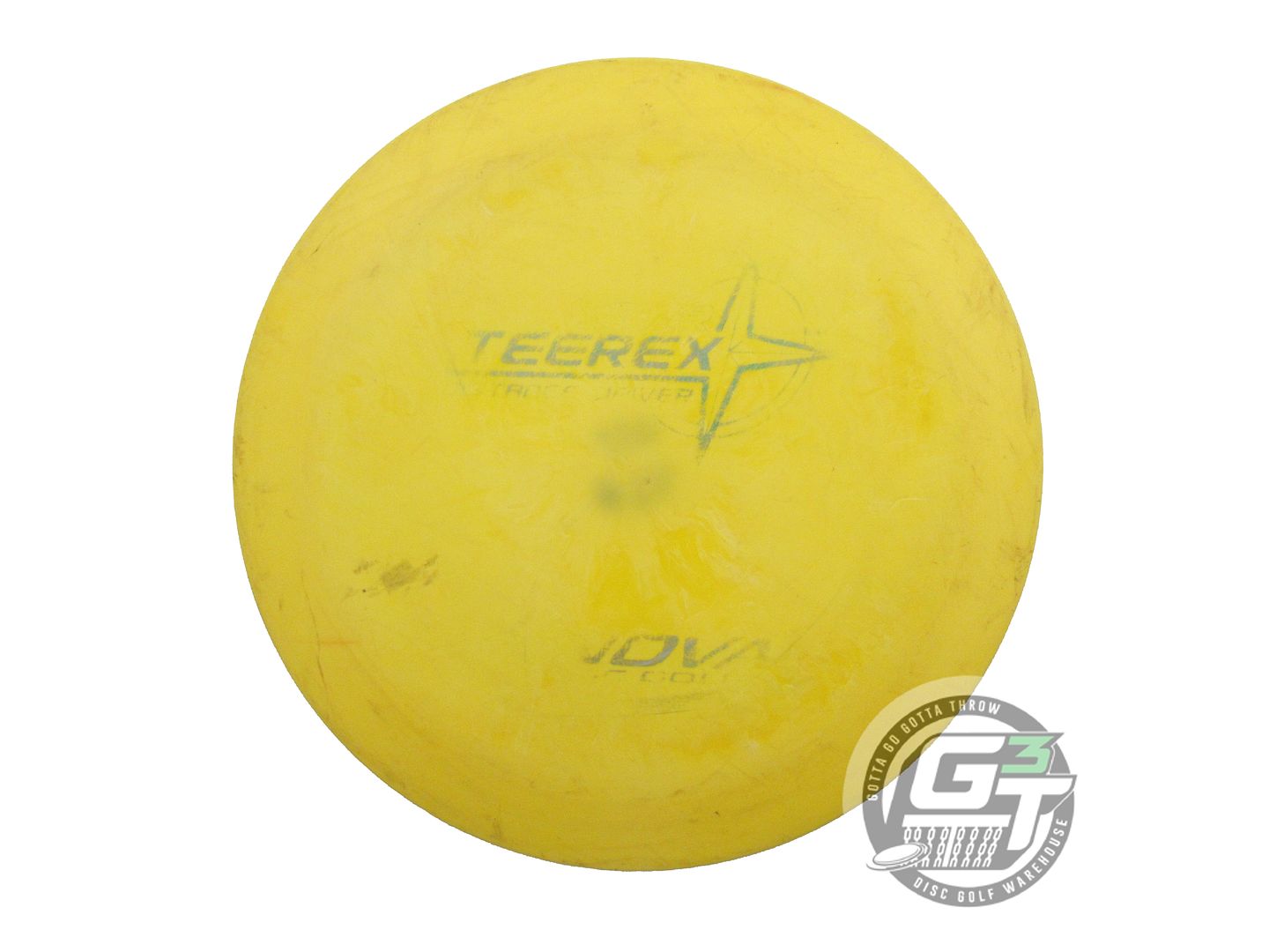 USED Innova Star Teerex 170g Yellow Green Foil OOP Distance Driver Golf Disc