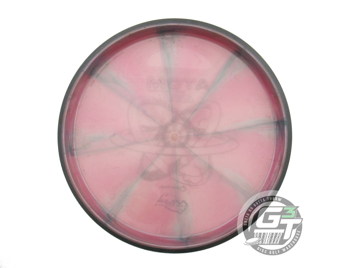 USED MVP Disc Sports Proton Atom 172g Pink-Green Putter Golf Disc