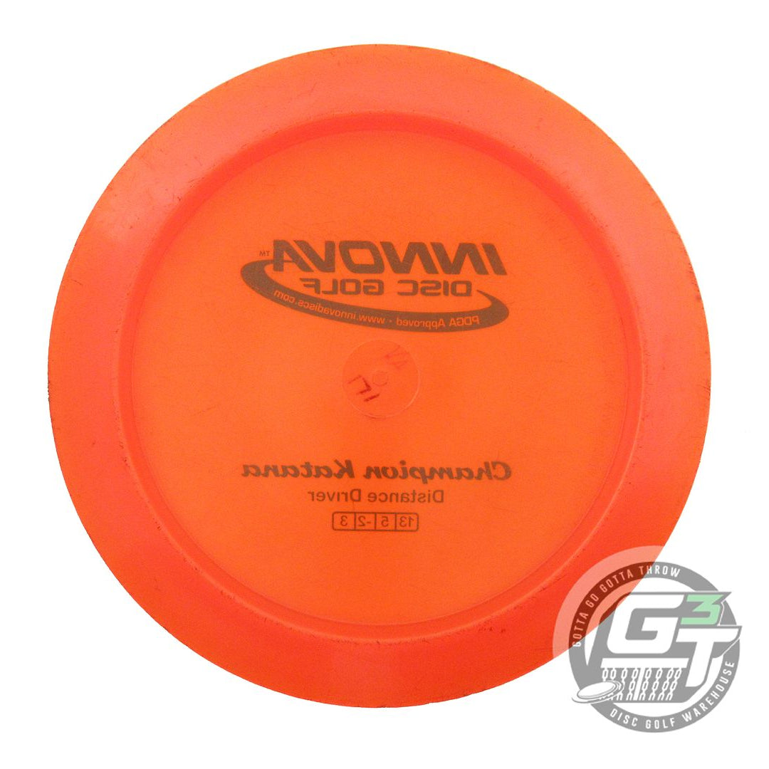 USED Innova Champion Katana 171g Orange Black Stamp Distance Driver Golf Disc