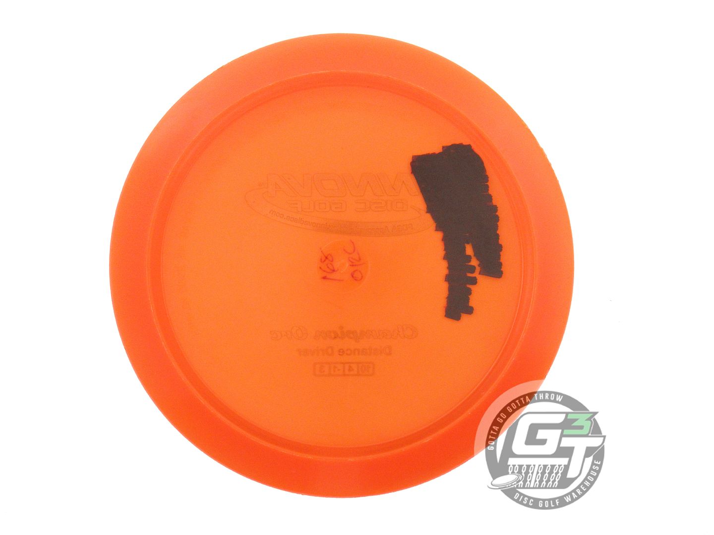 USED Innova Champion Orc 168g Orange Black Stamp Distance Driver Golf Disc