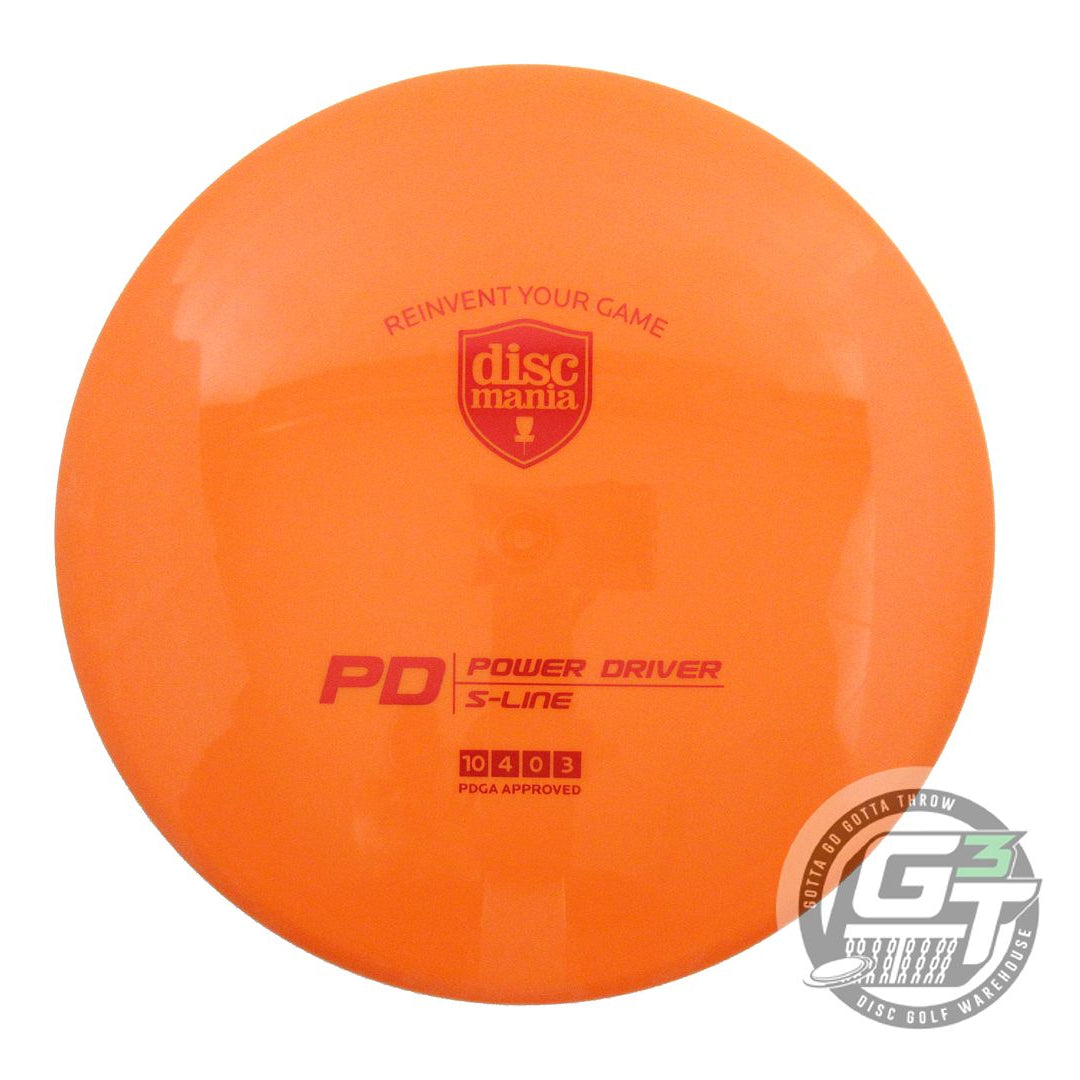 USED DiscMania S-Line PD 173g Orange Red Foil Distance Driver Golf Disc