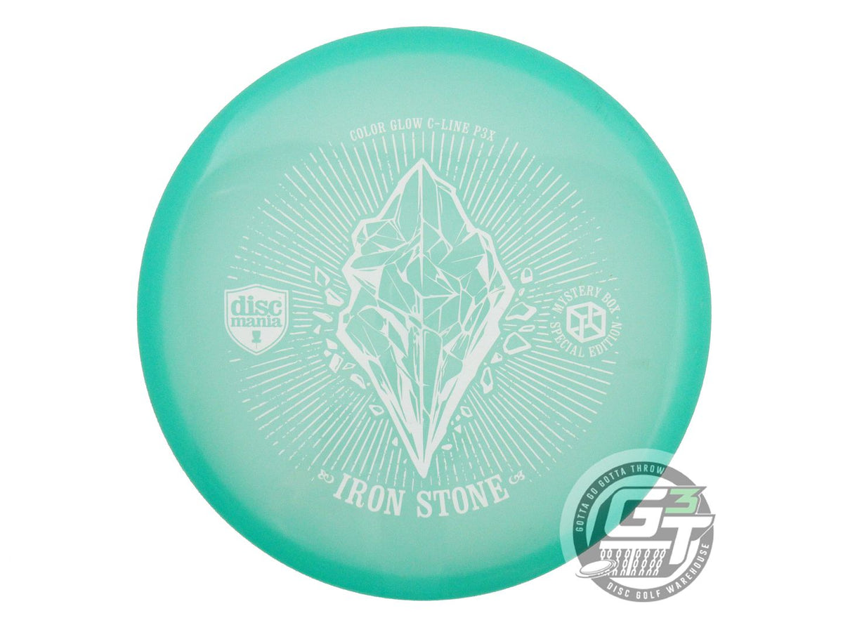 USED DiscMania IRON STONE Glow C-Line P3x 174g Green White Stamp Putter Disc