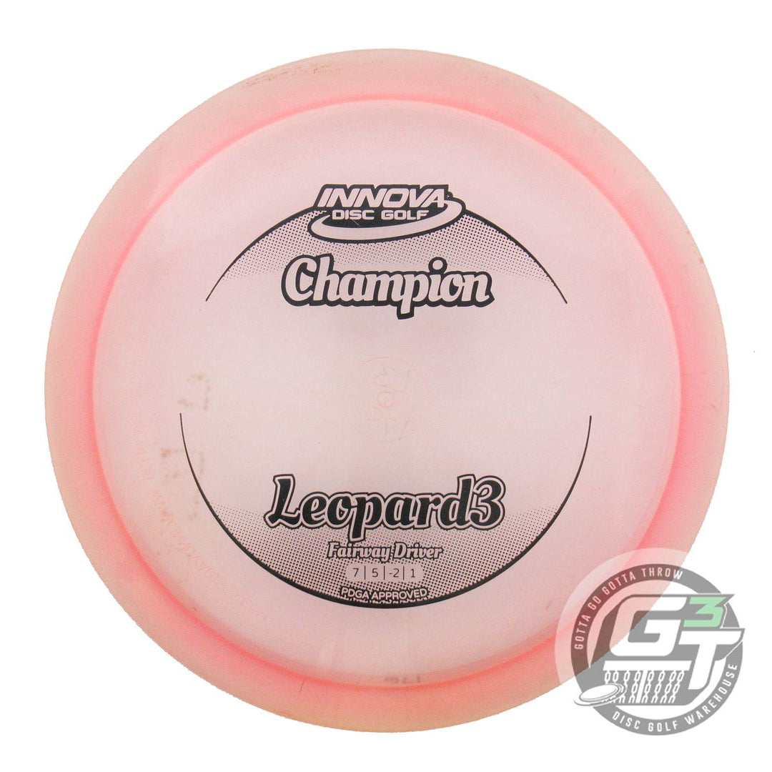 USED Innova Champion Leopard3 176g Pink Black Stamp Fairway Driver Golf Disc