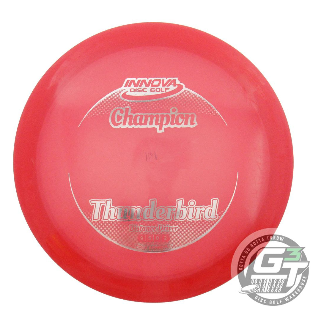 USED Innova Champion Thunderbird 161g Red Silver Foil Distance Driver Golf Disc