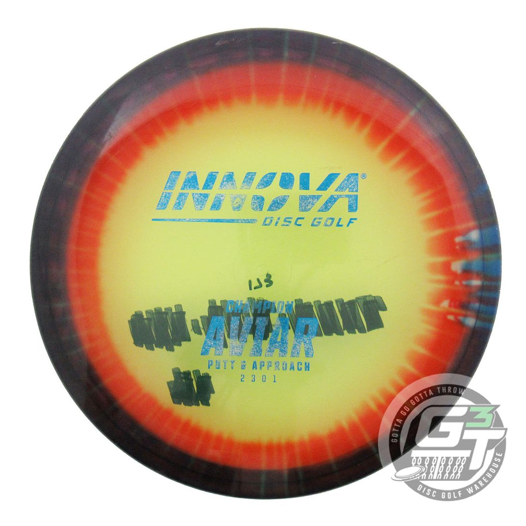 USED Innova I-DYE Champion Aviar 173g Purple Burst Putter Golf Disc