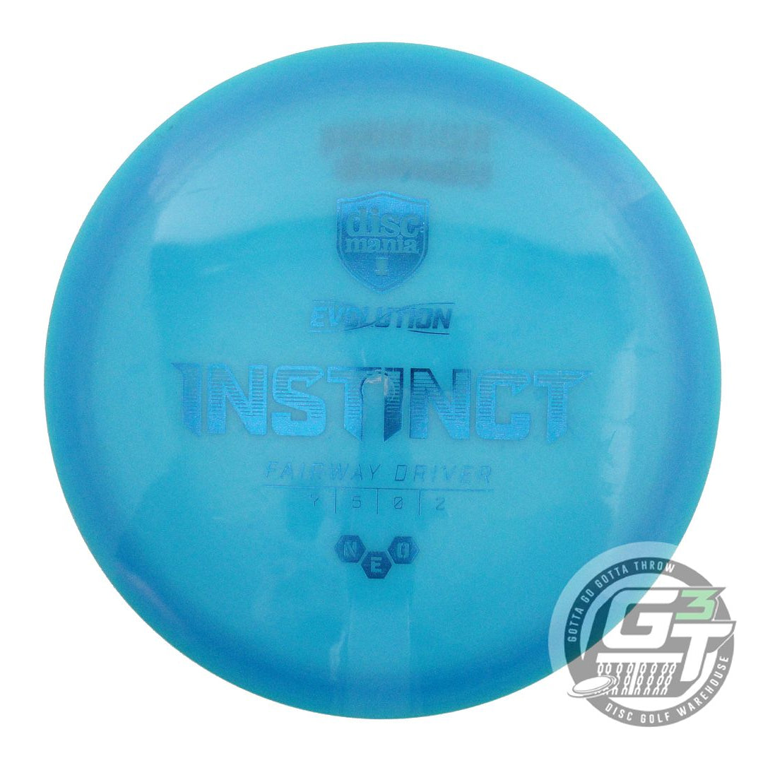 USED DiscMania Neo Instinct 171g Blue Blue Foil Fairway Driver Golf Disc