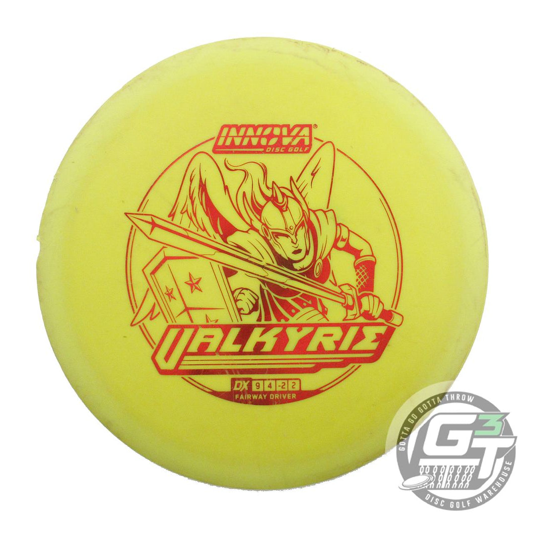 USED Innova DX Valkyrie 170g Yellow Red Foil Distance Driver Golf Disc