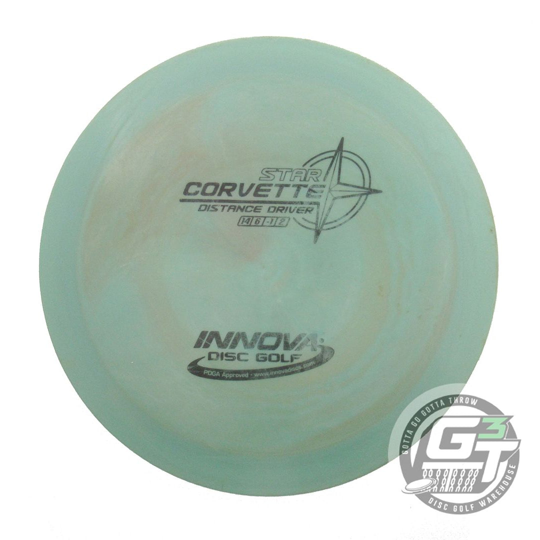 USED Innova Star Corvette 170g Sage-Gray Black Stamp Distance Driver Golf Disc