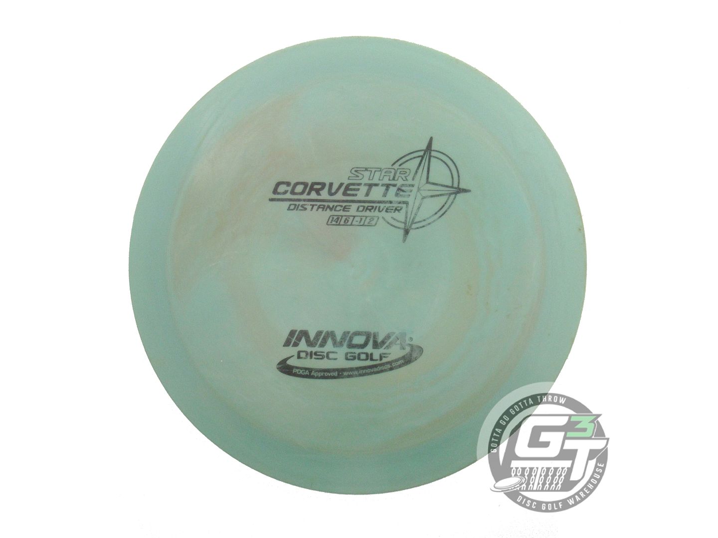 USED Innova Star Corvette 170g Sage-Gray Black Stamp Distance Driver Golf Disc