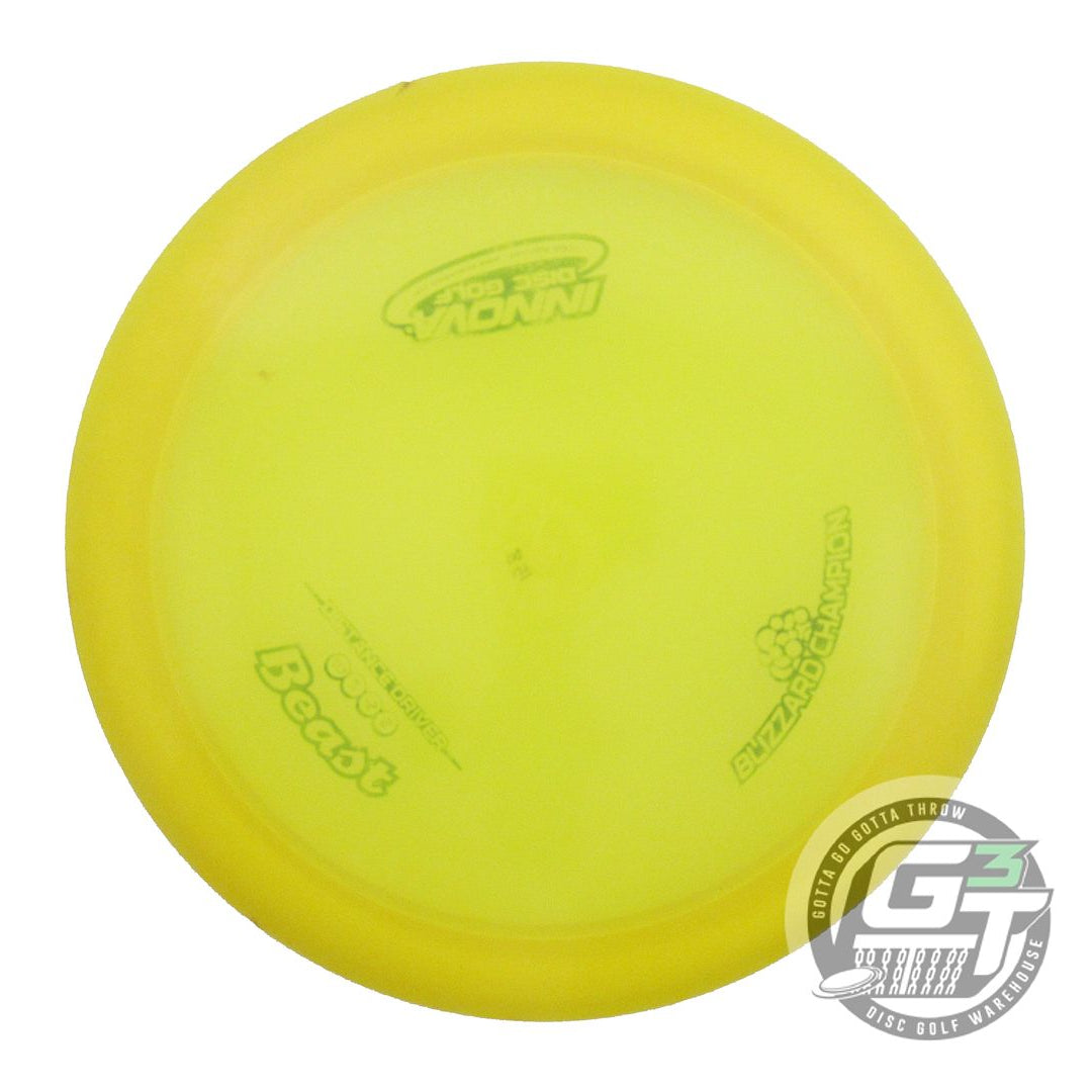 USED Innova Blizzard Beast 158g Yellow Green Stamp Distance Driver Golf Disc