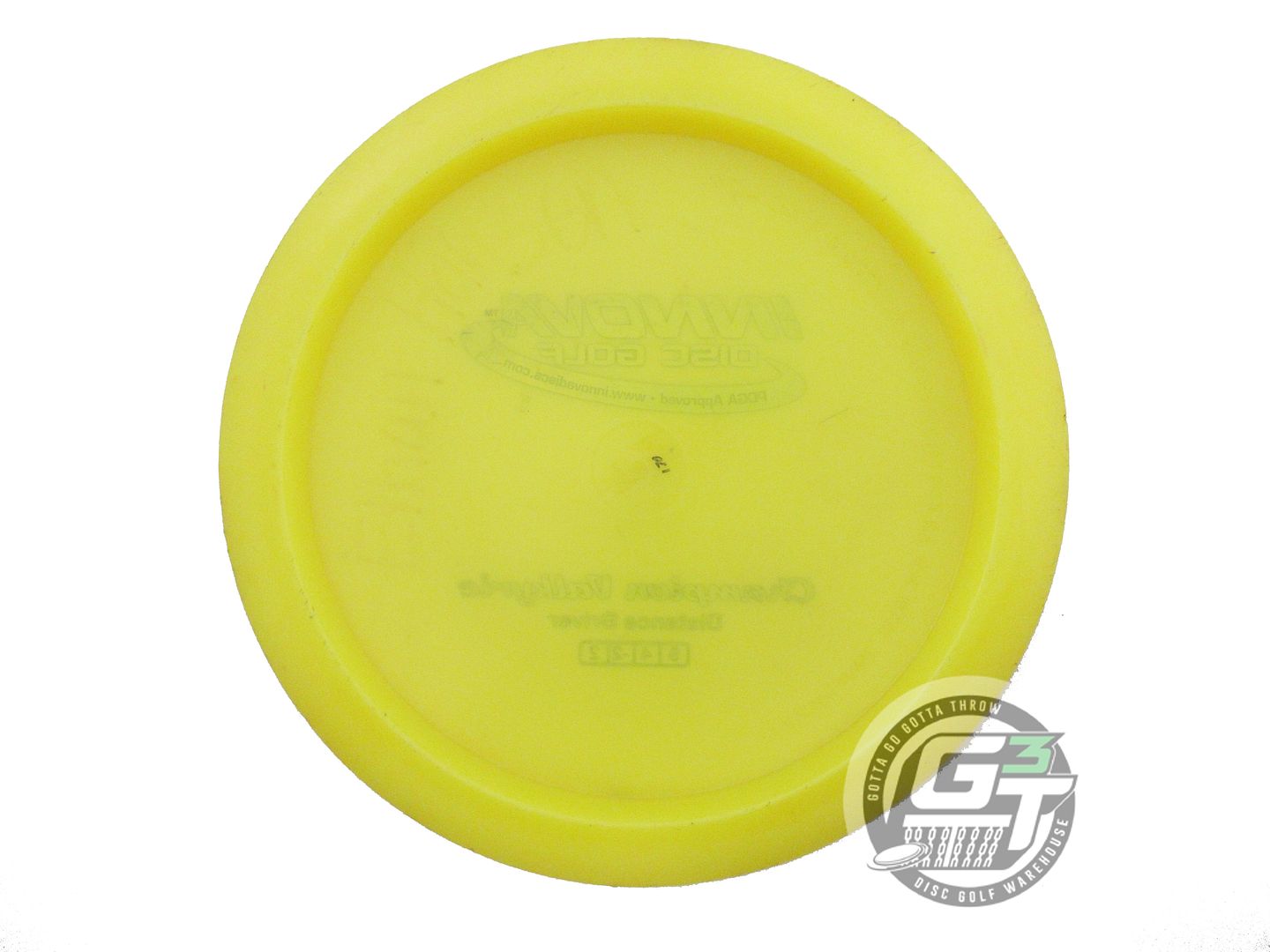 USED Innova Champion Valkyrie 170g Yellow Black Stamp Distance Driver Golf Disc