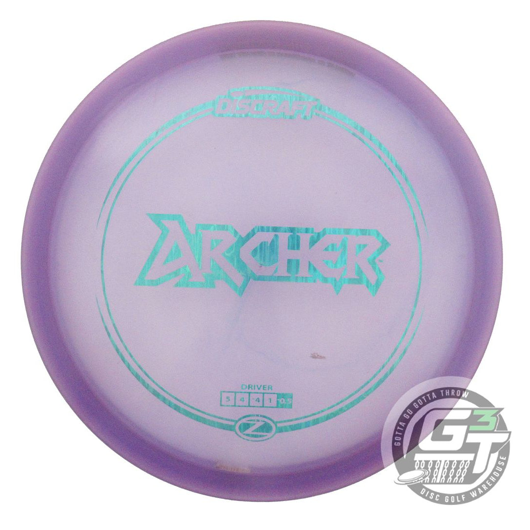 USED Discraft Z Archer 173g Purple Teal Foil Fairway Driver Golf Disc